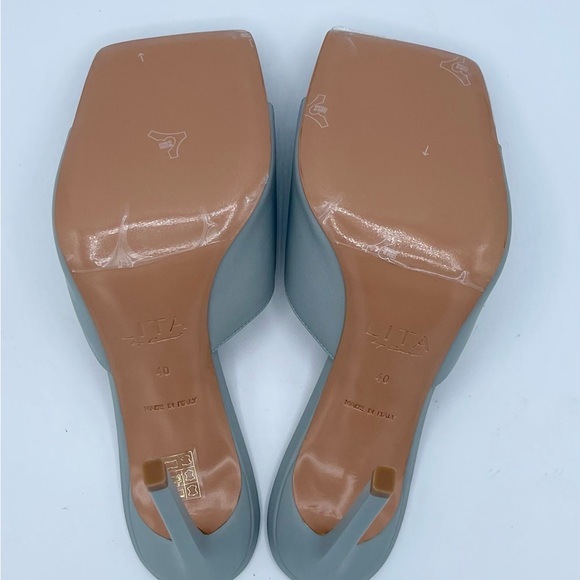 BNWB Lit By Ciara Italian Leather Silver Size EU 40 - Picture 7 of 16